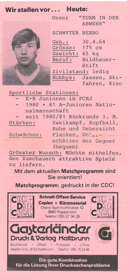 Benno Schwyter